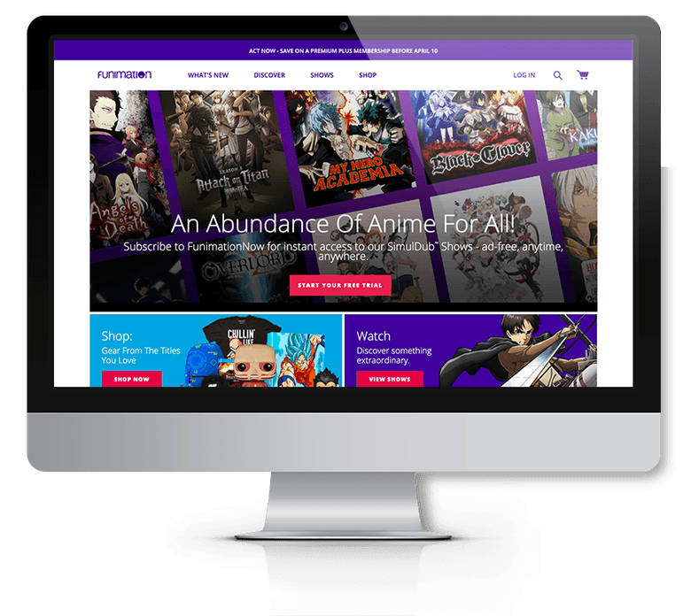 Funimation.com mockujps